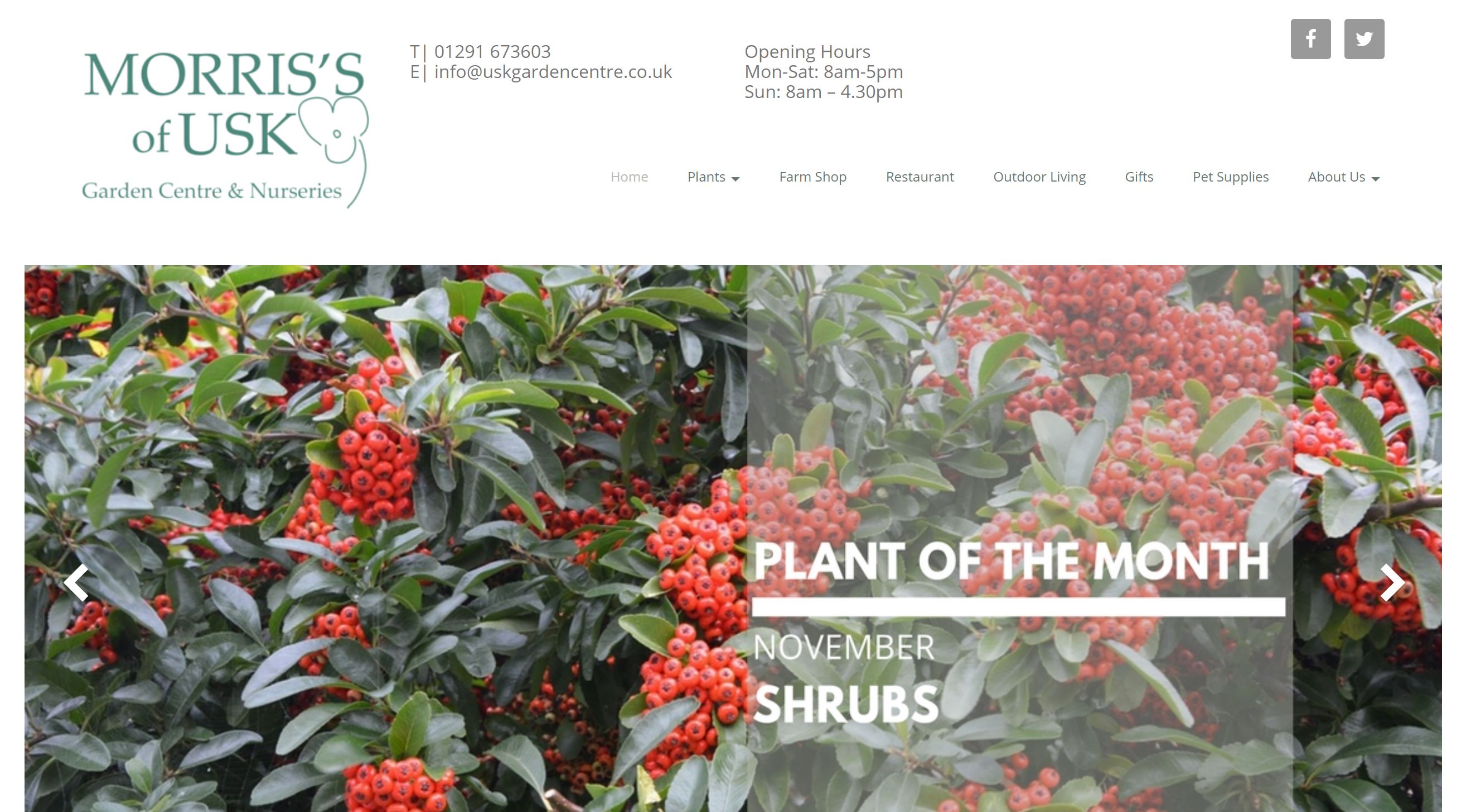 The Willows Garden Centre Usk Fasci Garden